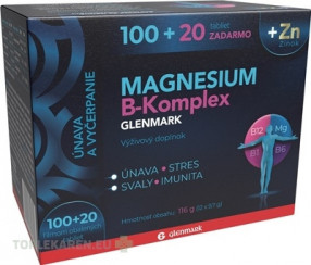 Magnesium B-Komplex GLENMARK + Zinok