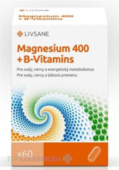 LIVSANE Magnézium 400 + B vitamíny