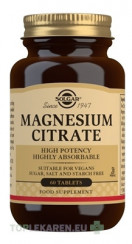 Solgar Magnesium citrát 200 mg