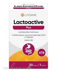 LIVSANE Laktoaktívne kapsuly Plus Vitamin B2