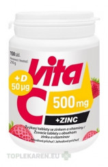 Vitabalans Vita C 500 mg + ZINC + D 50 µg
