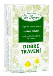 Dr. Popov Bylinný čaj DOBRÉ TRÁVENIE