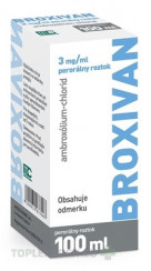 BROXIVAN 3 mg/ml perorálny roztok