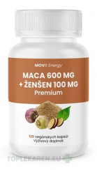 MOVit MACA 600 mg + ŽENŠEŇ 100 mg Premium