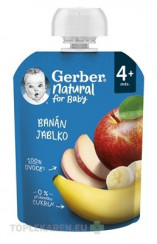 Gerber Natural Kapsička Banán a jablko