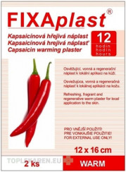 FIXAplast Kapsaicínová hrejivá náplasť WARM
