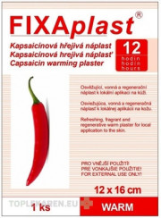 FIXAplast Kapsaicínová hrejivá náplasť WARM