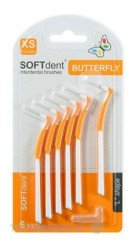 Medzizubné kefky SOFTdent Butterfly XS 0,4 mm