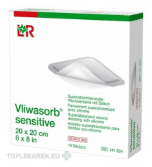 Vliwasorb sensitive Krytie na rany 20x20 cm