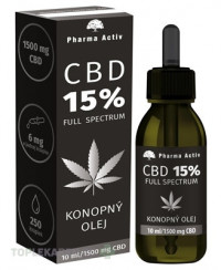 Pharma Activ CBD 15% Full Spectrum KONOPNÝ OLEJ