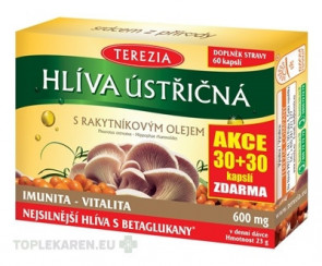 TEREZIA HLIVA USTRICOVITÁ S RAKYTNÍKOVÝM OLEJOM