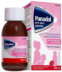 Panadol PRE DETI JAHODA 24 mg/ml