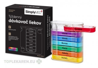 SimplyMED Týždenný dávkovač liekov