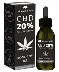 Pharma Activ CBD 20% Full Spectrum KONOPNÝ OLEJ