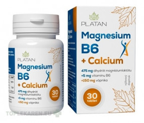 PLATAN Magnézium B6 + Calcium