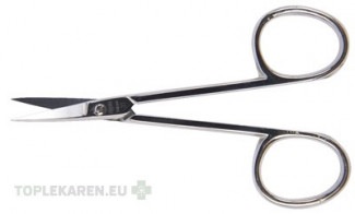 Nippes Nožničky na kožu zahnuté 9 cm