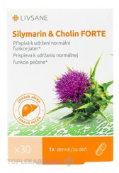 LIVSANE Silymarín a cholin FORTE