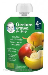 Gerber Organic Kapsička Hruška, jablko, banán