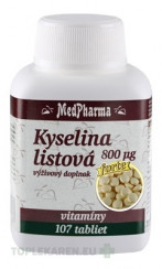 MedPharma KYSELINA LISTOVÁ  800 µg forte