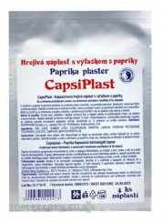 CAPSIPLAST - HREJIVÁ NÁPLASŤ S VÝŤAŽKOM Z PAPRIKY