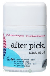 after pick. stick