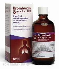 BROMHEXIN 8-KVAPKY KM