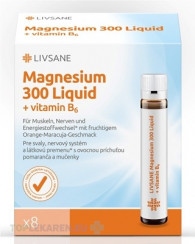 LIVSANE Tekuté Magnézium 300 + vitamín B6