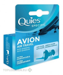 Quies AVION Chrániče sluchu do lietadla