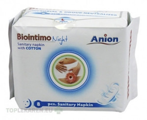 Biointimo Anion nočné s krídielkami