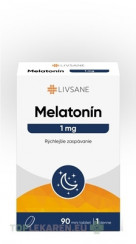 LIVSANE Melatonín 1 mg