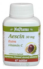 MedPharma Aescin 30 mg Extra vitamín C