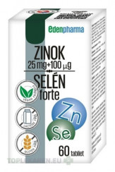 EDENPharma ZINOK 25 mg + SELÉN 100 µg forte