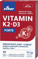 VITAR VITAMIN K2 + D3 FORTE