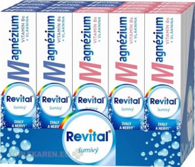 Revital Magnézium + B6 šumivý MIX BOX