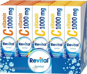Revital vitamín C 1000 mg šumivý MIX BOX