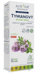 AVROPA Tymianový bylinný sirup