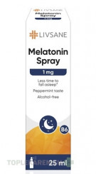 LIVSANE Melatonín 1 mg