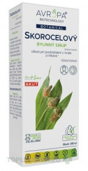 AVROPA Skorocelový bylinný sirup