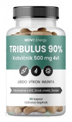 MOVit TRIBULUS 90% Kotvičník 500 mg 4v1