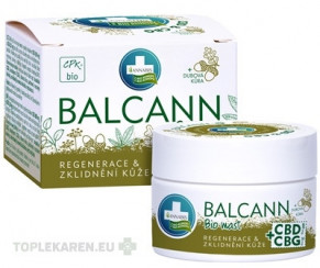 Annabis BALCANN Bio Konopná masť CBD + CBG