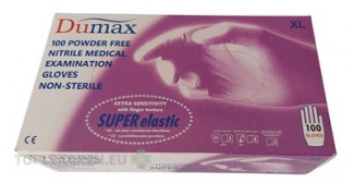 DUMAX RUKAVICE nitrilové vyšetrovacie