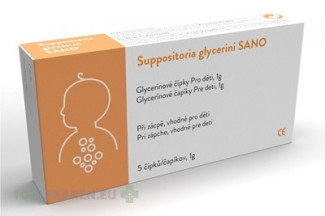 Suppositoria Glycerini SANO Pre deti 1g