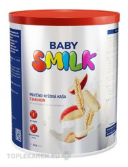 BABYSMILK  mliečno - ryžová kaša s kúskami jabĺk