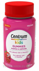 Centrum kids GUMMIES malina a jahoda