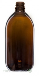 Liekovka (hnedé sklo) 1000 ml GL28 - SIOT Trade