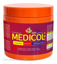 MEDICOL Plus - Vláknina, Enzýmy, Živé kultúry