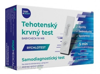 MAXIMEDICAL Tehotenský krvný test BABYCHECK-1 WB