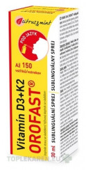 Vitamín D3+K2 Axonia OROFAST