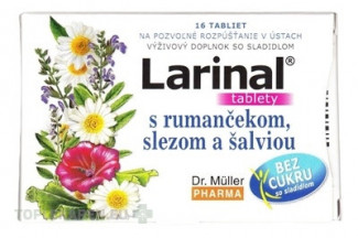 Dr. Müller LARINAL s rumančekom, slezom a šalviou
