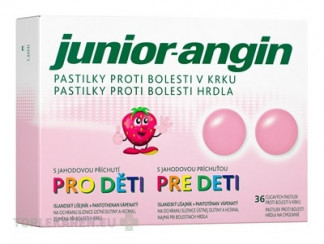 Junior-angin pastilky pre deti
